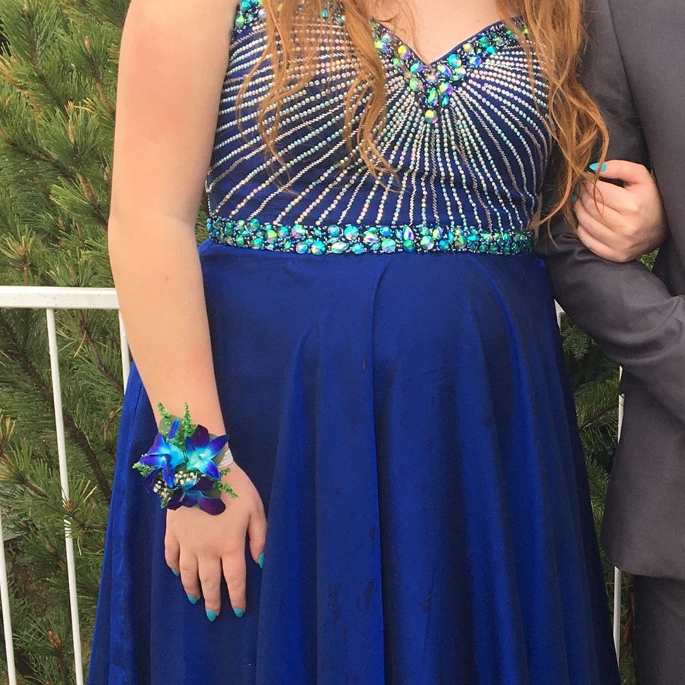 Blue Prom Dress
